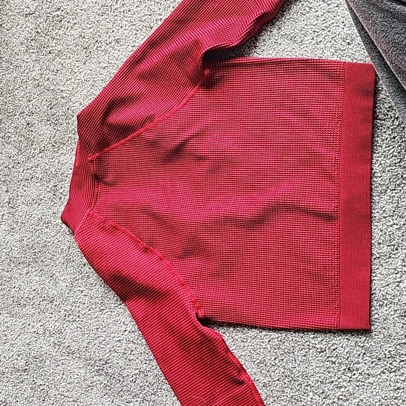 Fabletics Red Cropped Jacket - Picture 4 of 4